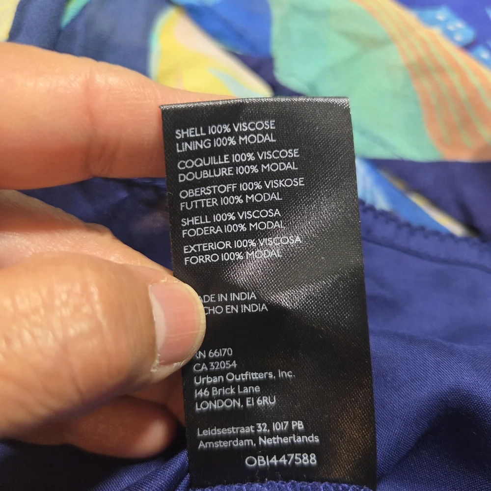 Alexander Farmer Anthropologie Multicolor Maxi Halter Maxi Dress Cross-Back XL - Picture 7 of 12